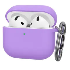 GENERICO - Estuche Forro Funda Case De Silicona Para AirPods 4 + Arnes