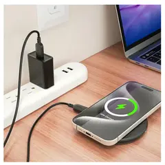 GENERICO - Base Cargador Inalambrico 5W Compatible Qi