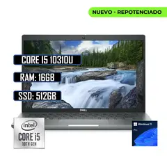DELL - PORTATIL LATITUDE CORE I5 10310U/16GB DDR4 512GB M.2 PANTALLA 14 WIN11 PRO (REMANUFACTURADO)