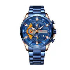 CURREN - Reloj 8402 Cronógrafo Para Hombre Elegante Deportivo En Acero
