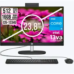 HP - Todo en Uno 24-Cr Intel Core I5-1334u Ssd 512Gb Ram 16Gb Fhd 24