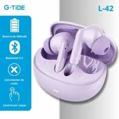 GENERICO - Audifonos Inalambricos G-TIDE L-42 - Morados