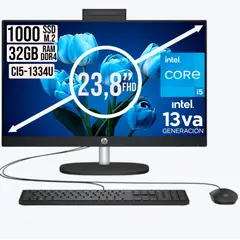 HP - Todo en Uno 24-Cr Intel Core I5-1334u Ssd 1tb Ram 32Gb Fhd 24