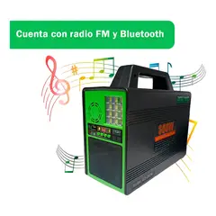 GENERICO - Estación de Energía Solar GD-150M 50.000mAh + Panel Solar