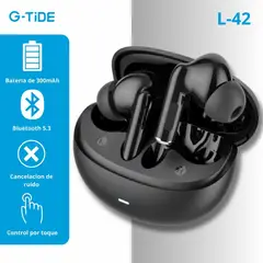 GENERICO - Audifonos Inalambricos G-TIDE L-42 - Negros