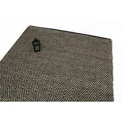GENERICO - ALFOMBRA DECOGHAR BLACK GRASS DIAMANTE 1.50 X 2.10 M