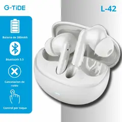 GENERICO - Audifonos Inalambricos G-TIDE L-42 - Blancos