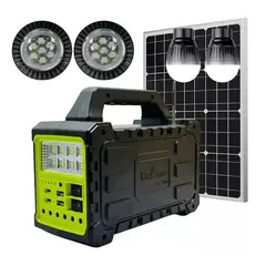 GENERICO - Estación de Energía Solar CL‑3609 — 6 puertos 12V y Bluetooth