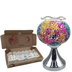 GENERICO - COMBO PEBETERO ELÉCTRICO TIPO TURCO ROSADO + SEMANARIO FRAGANCIAS 20ML