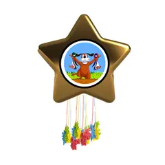 GENERICO - Piñatas duck hunt decorativas