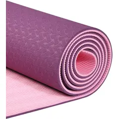 GENERICO - TAPETE YOGA PILATES MAT 173cm60cm ANTIDELIZANTE DOBLE 6mm
