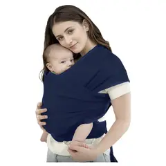 GENERICO - Fular cargador bebe + 4 protectores de lactancia