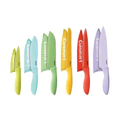CUISINART - Set de Cuchillos con Recubrimiento de Cerámica de 12 pcs Advantage® C55-12PCER1 de Cuisinart®