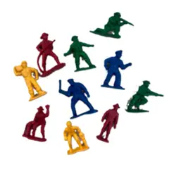 GENERICO - Figura De Maqueta Obreros Eco De 2.5x3.5cm Por 50 Und