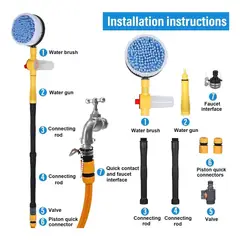 SHAFT - Cepillo Giratorio Para Lavado De Coches