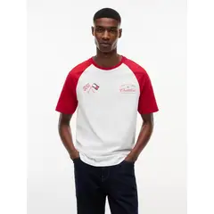 TOMMY HILFIGER - Camiseta blanca TH x Cadillac Formula 1® Team