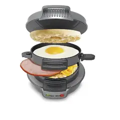 GENERICO - Sandwichera Eléctrica Multifuncional para Desayunos 2 en 1 con Placas Antiadherentes