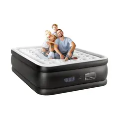 GENERICO - Colchón Inflable Individual con Bomba Eléctrica Integrada – 200 x 150 cm