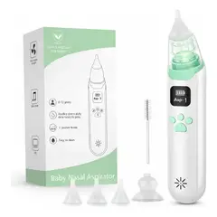 GENERICO - Aspirador Nasal Bebé Eléctrico Con Música Recargable Verde