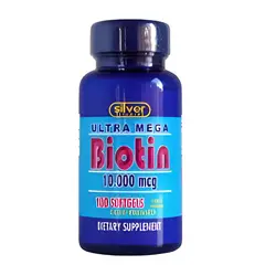 SILVER - ALIMENTO CON BIOTINA + VITAMINAS X 100UNIDADES BIOTIN -