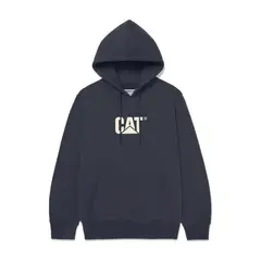 CAT - Buzo Hombre FLEECE LOGO PULL Azul