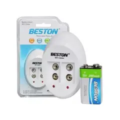BESTON - CARGADOR 9V MAS PILA RECARGABLE 250 MAH