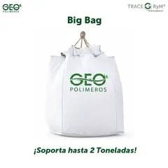 GENERICO - Big Bag 2 toneladas bolsa grande 94x94x115 cms Blanco