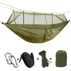 GENERICO - Hamaca portátil ligera camping toldo lona para moscas impermeable mosquitera