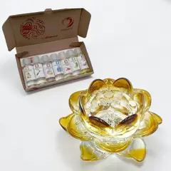 GENERICO - COMBO PEBETERO ELÉCTRICO FLOR DE LOTO DORADO+ SEMANARIO FRAGANCIAS 20ML