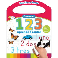 JUGANDO Y EDUCANDO - Libro Didáctico Escribe Y Borra Aprende A Contar Para Niños