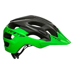 GW - Casco Enduro MTB GW-015 Negro Mate Verde