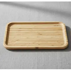 STALION INC - Bandeja De Bambú Para Servir Alimentos Mesa Y Cocina Madera