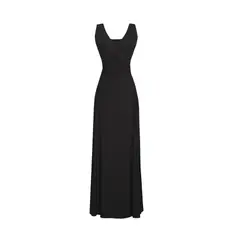 FIORY - VESTIDO LARGO MULTIFORMAS SAMBA NEGRO