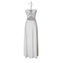 FIORY - VESTIDO LARGO PRIYA MARFIL