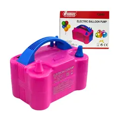 GENERICO - Inflador Eléctrico Para Globos Doble Boquilla Rápido Y Fácil