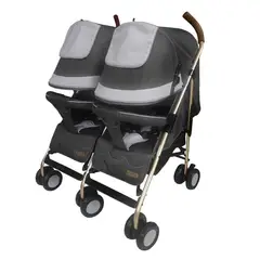 EBABY - Coche paseador gemelar DANTERO EB1264-2 GRIS