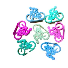 GENERICO - Figura Maqueta BICICLETAS MB-151 de 5x4.5cm por 100 Und