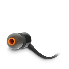 JBL - Audífonos Tune 110 Pure Bass 3.5mm Color Negro Con Sonido Potente