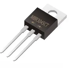 GENERICO - Diodo Schottky MBR3045CT 45V 30A Doble en Encapsulado TO-220 Paquete x 2 Unidades