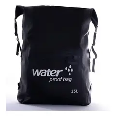 GENERICO - Morral Impermeable 25L Tula Estanca Dry Bag para Moto y Kayak