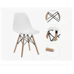 GENERICO - Silla Moderna Eames Blanca