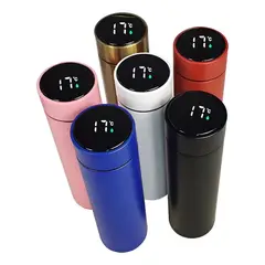 GENERICO - Termo Led Digital Inteligente Acero Inoxidable Con Pantalla COLORES