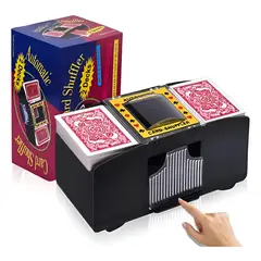 GENERICO - Barajador Cartas Automático Baraja Poker Mezclador Naipe