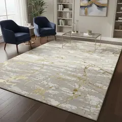 MITAPETE COM - Alfombra Tapete Moderno Turquia 2 X 3 mts Dorado Beige