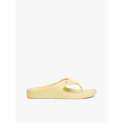 TOMMY HILFIGER - Sandalias amarillo anatómicas con logo esmaltado