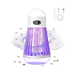 TELEVENTAS COM - Mata Insectos Recargable Para Interiores y Exteriores