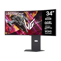 LG - Monitor Curvo Gamer UltraGear 34GX900A WQHD 240Hz OLED 34