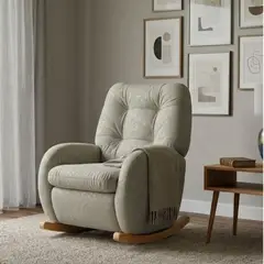 GENERICO - Sillón Mecedor de Tela Elegance