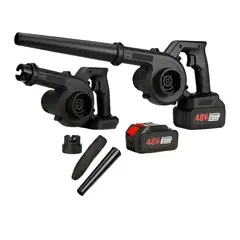 GENERICO - Aspiradora Sopladora Inalámbrica Portátil 2 Baterías 48v