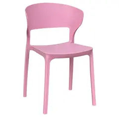 GENERICO - Silla Multifuncional Para Comedor y Sala Diseño Curvo, Apilable, Sin Brazos, Alta Calidad